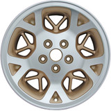 16" Jeep Grand Cherokee factory OEM wheel 1996-1998 Machined Gold alloy rim. Part 5DV33SAK