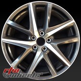 19" Lexus GS OEM wheel 2016-2020 Machined Charcoal rims 74347