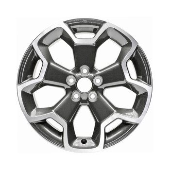 17x7" Machined Charcoal factory replacement wheel for Subaru XV Crosstrek replica rim 68806