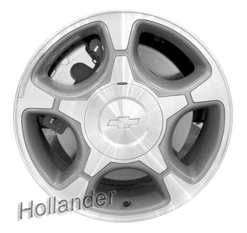 Chevy Trailblazer OEM wheels 2004-2009 17" Machined rims 9594944