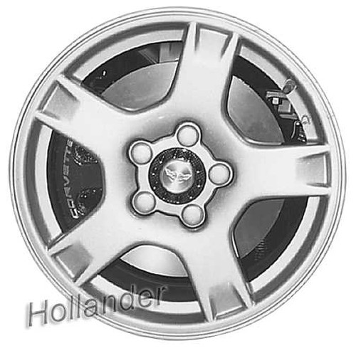 1999 Chevrolet Corvette 17" OEM Wheel Rim - Silver