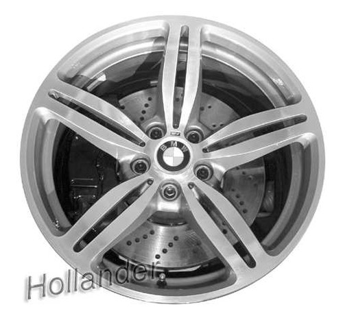 2006-2010 BMW M6 19" OEM Wheel Rim - Machined Silver