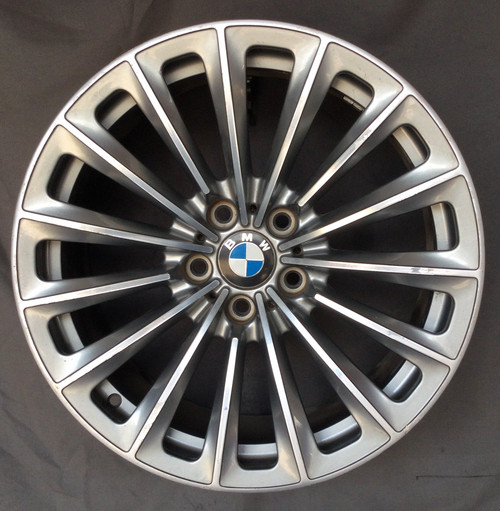 19" BMW 5 Series factory wheels 2010-2017 Silver alloy rim 36116775392