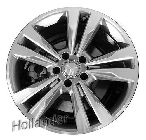 2014-2016 Mercedes Benz E Class 17" OEM Wheel Rim - Machined Charcoal