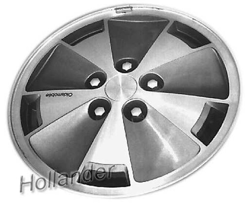 16x6.5 Oldsmobile Cutlass factory wheel 19891991 Machined Charcoal rim 10121063