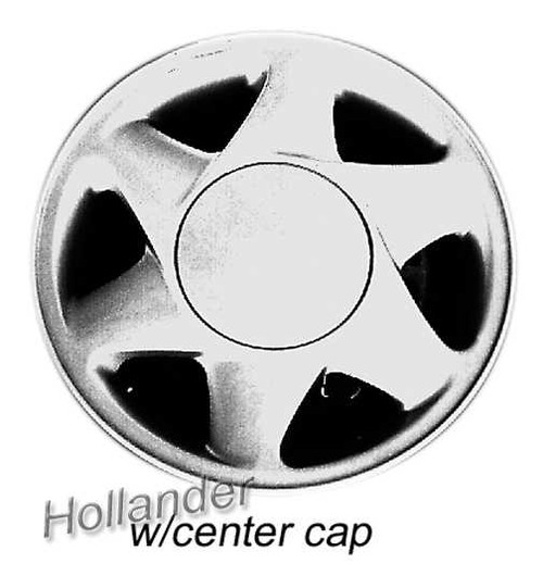 1991-1993 Ford Taurus 16" OEM Wheel Rim - Silver