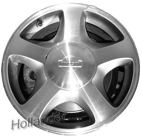 16x6 Nissan Quest factory wheel 1999-2002 Machined Silver  rim 403007B061