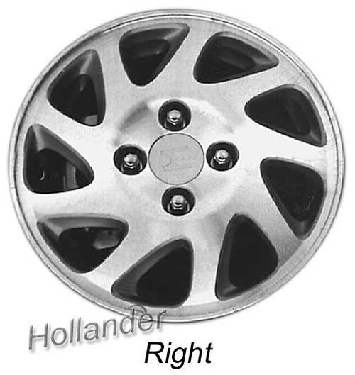 15x6.5 Honda Prelude factory wheel 1994-1996 Machined Silver  rim 4353538