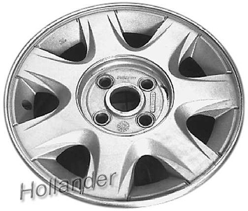 14x5.5 Mazda Prot‚g‚ factory wheel 1990-1992 Silver rim 8BB737600
