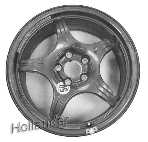 18x8 Mercedes S Class factory wheel 2004-2006 Black rim 2204001402