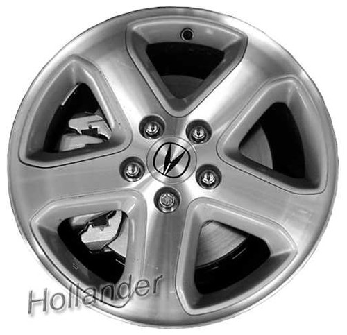 2002-2003 Acura TL 17" OEM Wheel Rim - Machined Silver