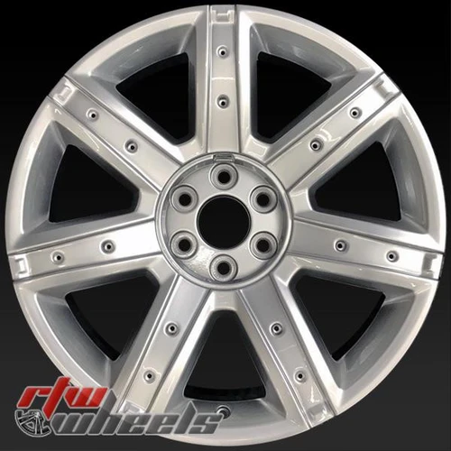 22" Cadillac Escalade oem wheels 2015-2017 Silver rims 4739 NO inserts