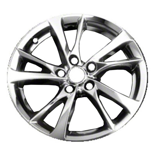 17" Infiniti Q50 factory OEM wheel 2014-2017 Chrome alloy rim. Part D0C004GA3A , D0C004GC3A