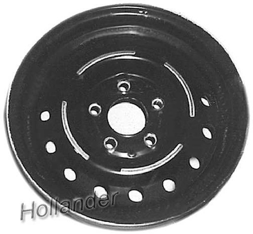 1972-180 Mercedes Benz 450 14" OEM Wheel Rim - Black