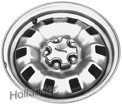 1987-1991 Toyota Camry 14" OEM Wheel Rim -Black