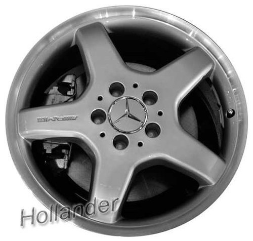 2002-2004 Mercedes Benz SLK 17" OEM Wheel Rim - Machined Silver