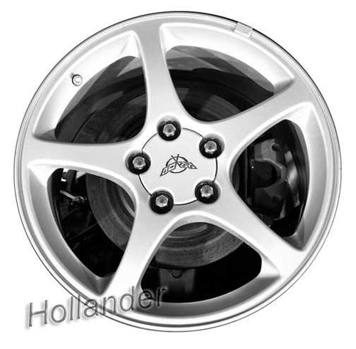 2003 Chevrolet Corvette 17" OEM Wheel Rim - Polished