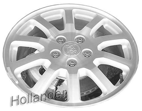 2005-2007 Buick Rendezous 17" OEM Wheel Rim - Machined Silver