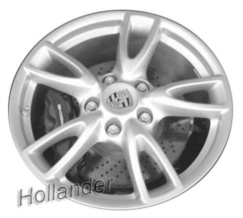 2009-2013 Porsche 911 18" OEM Wheel Rim - Silver