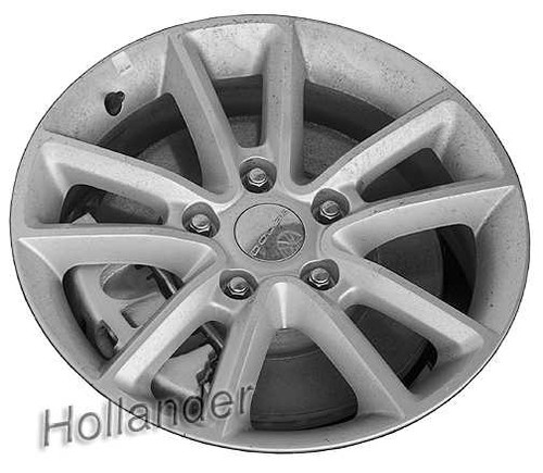 2013-2020 Dodge Caravan 17" OEM Wheel Rim - Machined Black