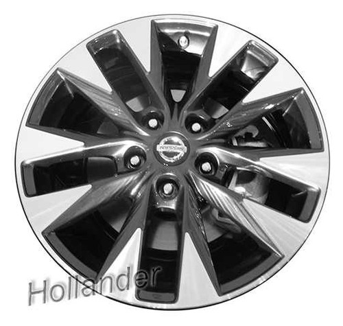 2015 Nissan Sentra 17" OEM Wheel Rim - Machined Black