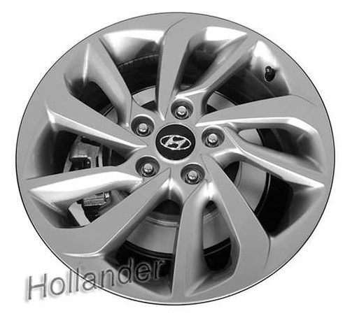 2016-2018 Hyundai Tucson 17" OEM Wheel Rim - Silver