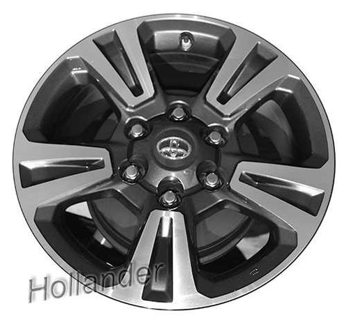 2016-2019 Toyota Tacoma 17" OEM Wheel Rim - Machined Black