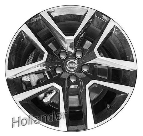 2017-2018 Volvo S60 18" OEM Wheel Rim - Black