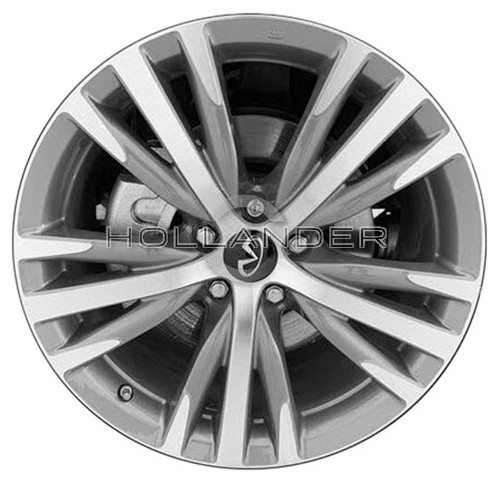 2018-2024 Infiniti Q50 19" OEM Wheel Rim - Machined Charcoal