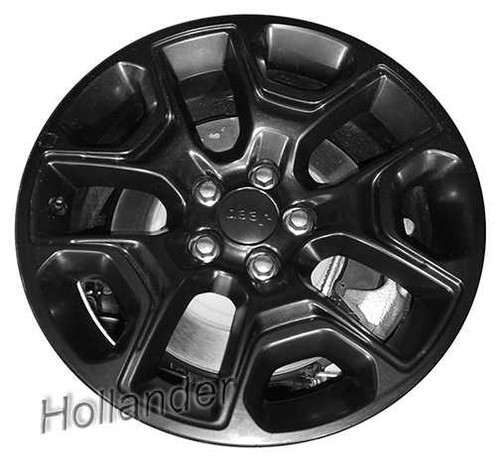 2019-2023 Jeep Cherokee 17" OEM Wheel Rim - Black