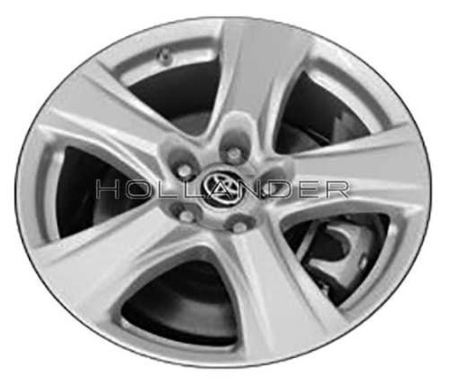 2020-2025 Toyota Highlander 18" OEM Wheel Rim - Silver