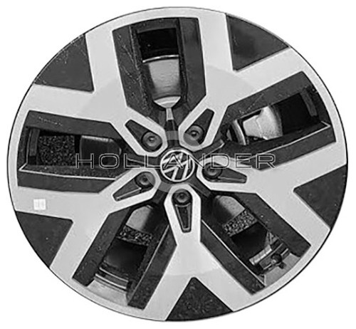 2022-2025 Volkswagen Taos 19" OEM Wheel Rim - Machined Black