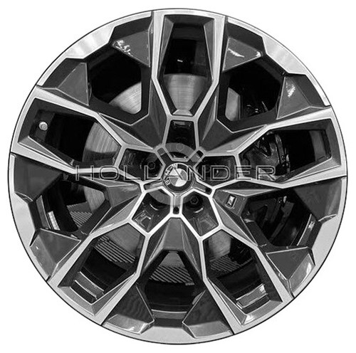 2023-2025 BMW X7 22" OEM Wheel Rim - Machined Charcoal