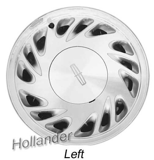 1995-1998 Lincoln Continental 16" OEM Wheel Rim - Machined Silver