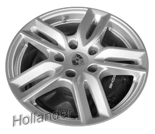 2015-2018 Porsche Cayenne 18" OEM Wheel Rim - Silver