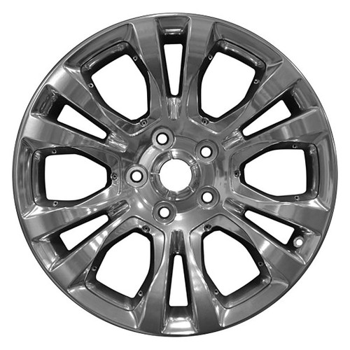 20" Dodge Pickup 1500 factory OEM wheel 2013-2019 Polished alloy rim. Part 1UB20GSAAA, 1UB20GSAAB