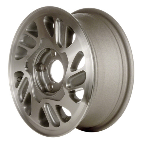 15" Dodge Caravan factory OEM wheel 1992-1995 Machined Silver alloy rim. Part 0DN05LD2, DN05LD2