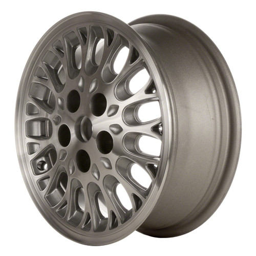 15" Chrysler Town and Country factory OEM wheel 1993-1995 Machined Silver alloy rim. Part 0EL60MD2, EL60MD2