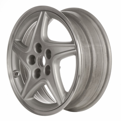 17" Dodge Avenger factory OEM wheel 1997-2000 Machined Silver alloy rim. Part MR761494