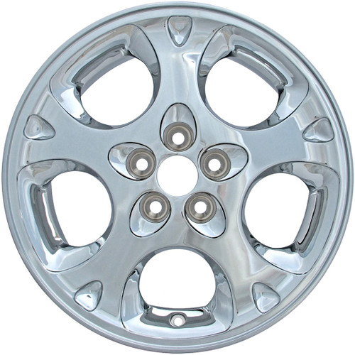 16" Chrysler Sebring factory OEM wheel 1997-2000 Chrome alloy rim. Part 0QK65PYM