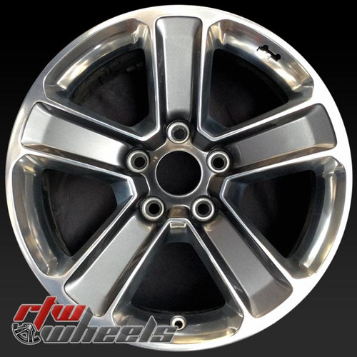 Jeep Wrangler OEM Wheels 20182022 Polished Black 18" rims 9221 RTW