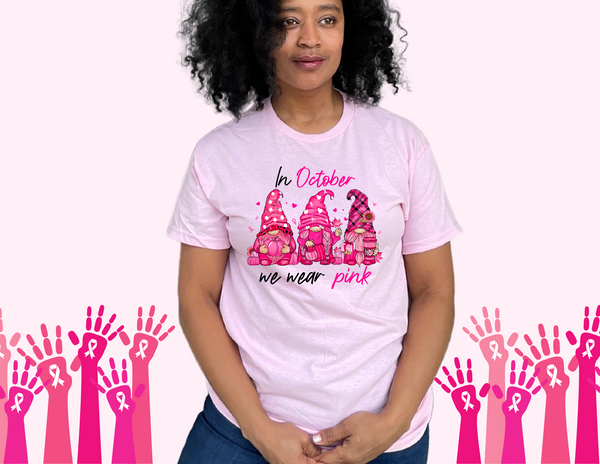 In October We Wear Pink Gnomes