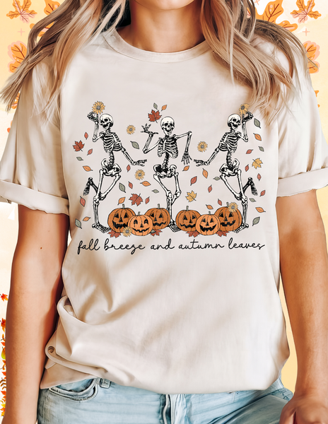 Fall Breeze and Autumn Leaves, Jack o Lantern