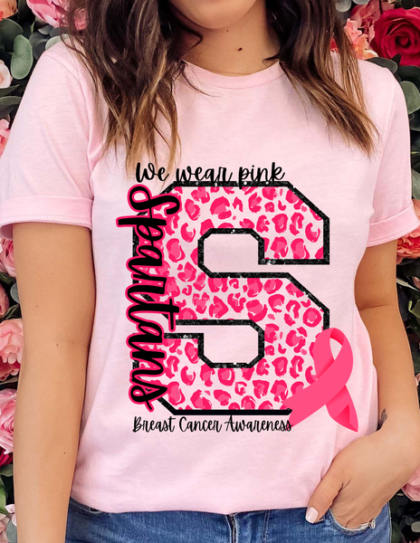 We Wear Pink Spartans Breast Cancer Awareness
