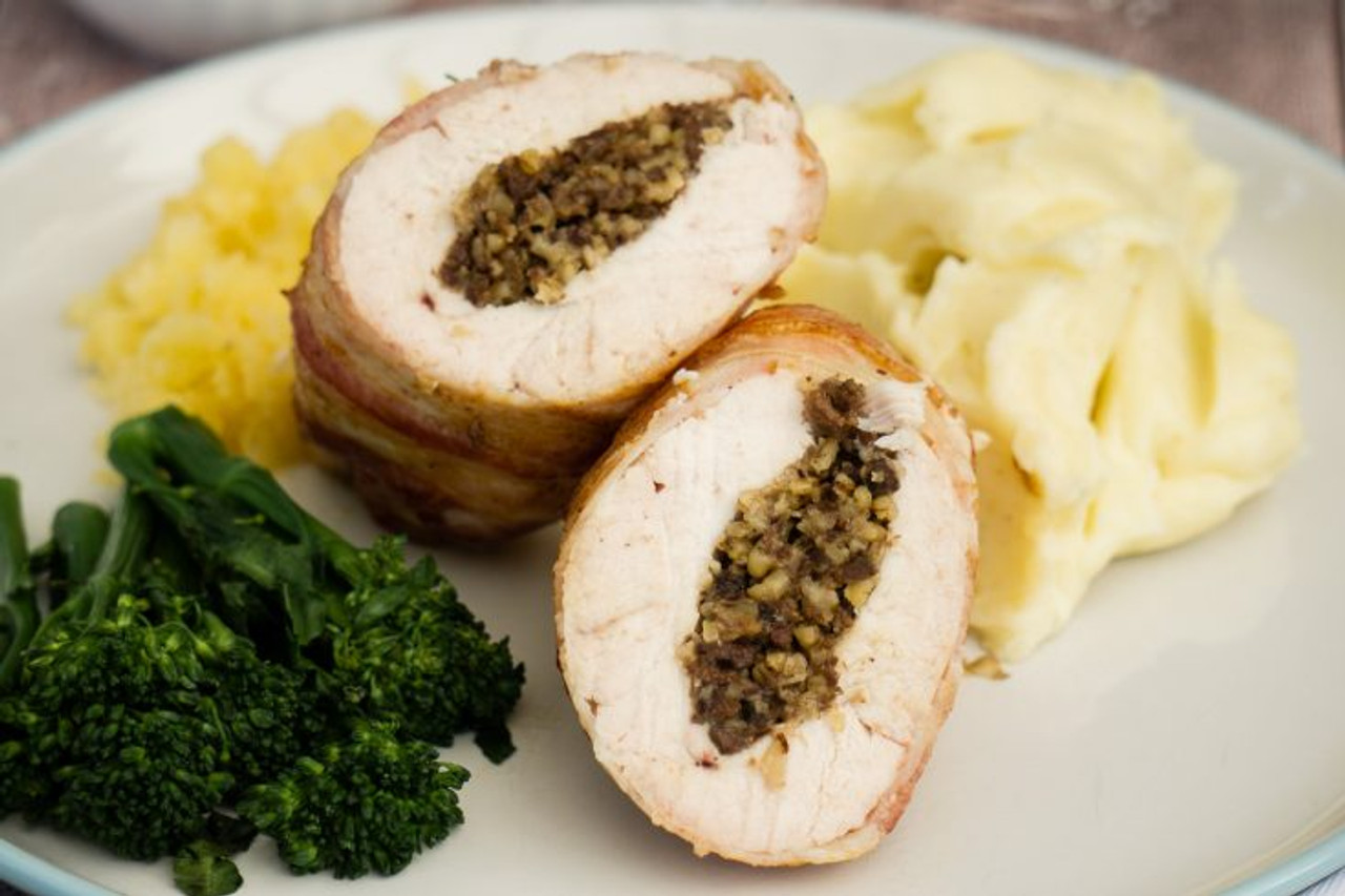 Balmoral Chicken Chicken Stuffed with Haggis Grants of Speyside Balmoral Chicken Chicken Stuffed with Haggis Grants of Speyside