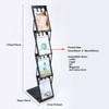 Polmart Brochure Magazine Catalog Literature Display Rack - 4 Pockets