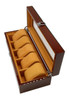 Premium Wood Watch Case (5 Slot) Display and Storage Organization Series (Pack 12)