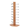 Tabletop Wood Eyewear Display Rack - Single Tower (18-Pack)