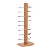 Tabletop Wood Eyewear Display Rack - Single Tower (18-Pack)