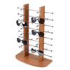 Tabletop Wood Eyewear Display Rack - Double Towers (10-Pack)